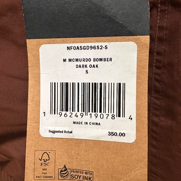 The North Face McMurdo Men Dark Oak Small - Picture 4 of 5